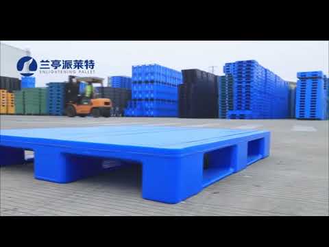 V serve blue flat top pallets, for industrial