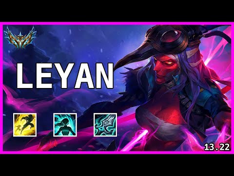 RARE ATOM Leyan Kalista vs Aphelios [ ADC ] Patch 13.22 Korea Challenger ✅