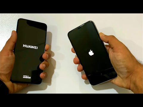 Huawei P30 lite VS IPhone X - Speed Test! (4K)