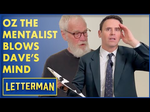 Mentalist Oz Pearlman Blows Dave's Mind | David Letterman