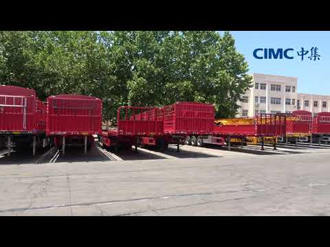 CIMC 3 axle 40ft drop-side semi-trailer