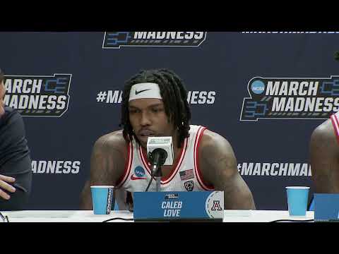 Arizona Second Round Postgame Press Conference - 2024 NCAA Tournament