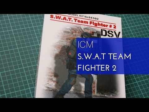 2 1:24 neu 2018 Team Fighter No 24102 ICM S.W.A.T 