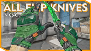 All Flip Knife Skins | CSGO (2022)