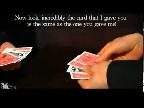 Saturn Magic -Let's Swap a Card by Vincenzo Di Fatta - Tricks