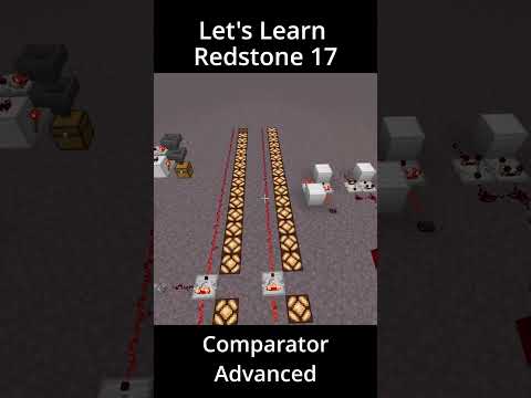 TheUniverseWithinArt - Let's Learn Redstone with OmLedu | 17 Comparator Advanced | Minecraft Bedrock Redstone Tutorial