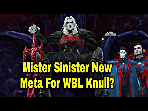 Mister Sinister Transcend With New Uniform WBL Knull Test - Marvel Future Fight