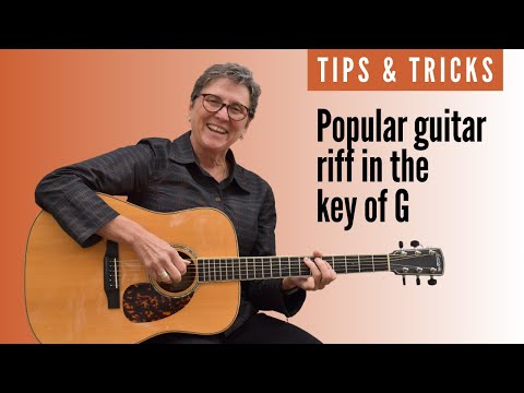 Popular guitar riff in the key of G