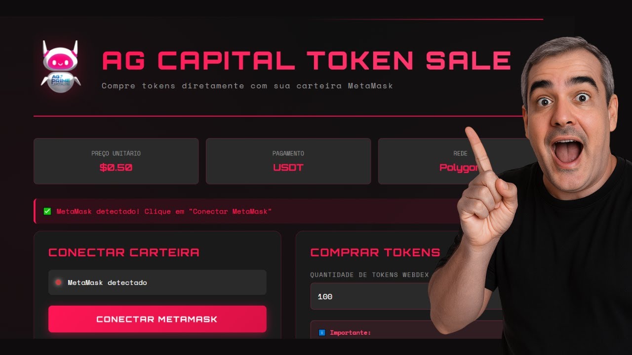 🤖 WEBDEX | COMPRE SUAS MOEDAS AUTOMATICAMENTE | AG CAPITAL TOKEN SALE | LINK NA DESCRIÇÃO