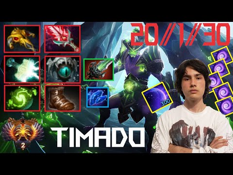 Timado Faceless Void Carry Gameplay Patch 7.31b - Dota 2 Full Gameplay Player Perspective