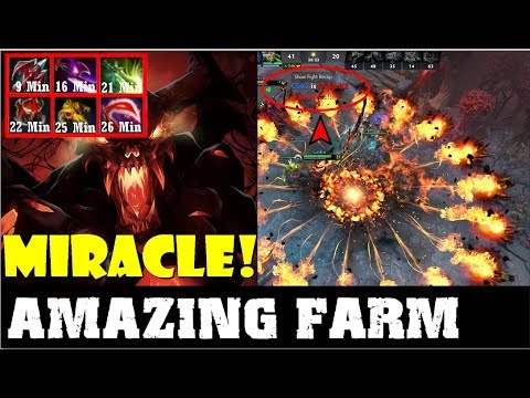 Miracle - SHADOW FIEND - Amazing Farm 25 min Full SLOT | DOTA 2