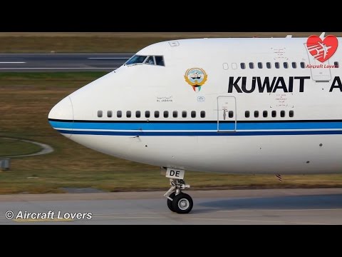 Government Flight - Kuwait Airways Boeing 747 [9K-ADE] Takeoff @ Germany, Berlin-Tegel 19.09.14 