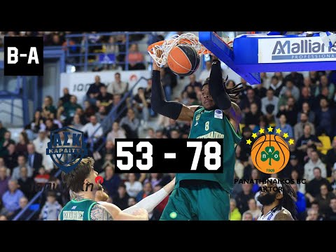 Karditsa - Panathinaikos 53-78 | Full Highlights | GBL Round 18 | 08.02.2026