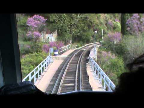 Greek railways, cab ride on an ADtranz diesel locomotive, sights and sounds