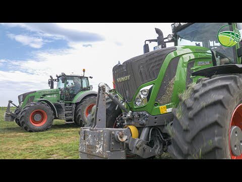 KUMM Agrar Lohnunternehmen | Grassilage mit FENDT Traktoren und Pöttinger Silagewagen