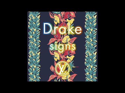 Drake Signs: Debuted New Song At The Louis Vuitton Fashion Show