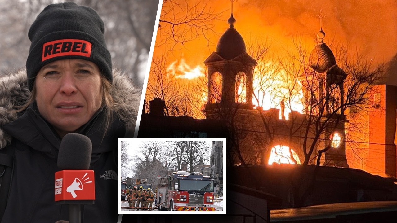 Historic Saint-Paul Church in Montreal destroyed by fire