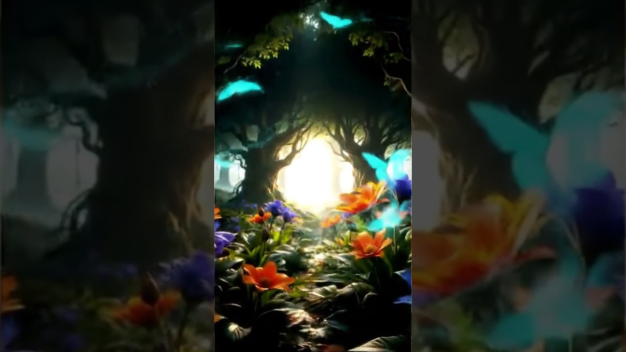 Magical forest awakening 🌿✨ | ai nature scene that mesmerizes!  #memoxai #chatgpt