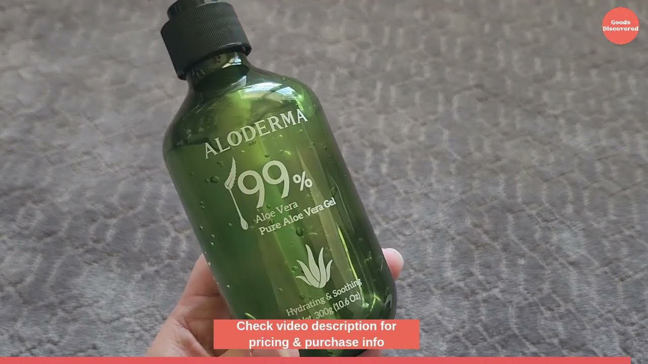 Aloderma Aloe Vera Gel Review