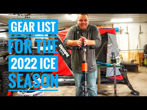 ICE FISHING GEAR LIST! 2022!!