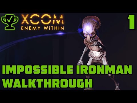 Hello, Commander - XCOM Enemy Within Walkthrough Ep. 1 [XCOM Enemy Within Impossible Ironman]