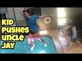 Kid Temper Tantrum Pushes Uncle Jay Into Swimming Pool After Learning He Moved In Original
