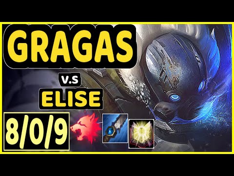 MEMENTO (GRAGAS) vs ELISE - 8/0/9 KDA JUNGLE CHALLENGER GAMEPLAY - EUW