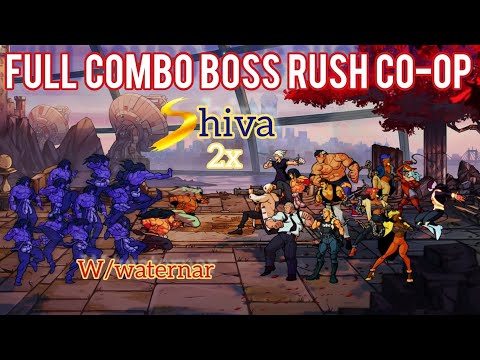 Streets of Rage 4 - Double Shiva Full Combo Boss Rush V8 W/Waternar