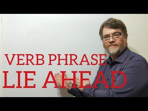 英語の家庭教師ニックP動詞句 (78) Lie Ahead (English Tutor Nick P Verb Phrase (78) Lie Ahead)