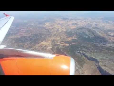 EasyJet A319 Malaga (AGP) landing (2014-07-25)