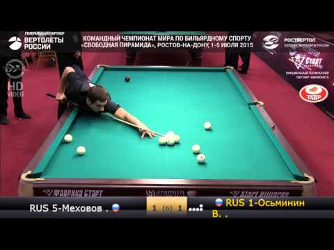 Меховов/Вахитов RUS 5 - RUS 1 Осьминин/Ливада КЧМ2015