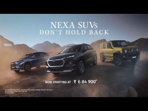 NEXA SUV DON't HOLD BACK #GSTBENEFITS