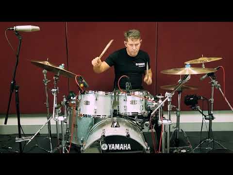 Yamaha Absolute Hybrid Maple. Darran Muller performing Prove It