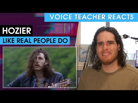 HE SAT ON A ROCK! Hozier - Like Real People Do - Voice Teacher Reacts
