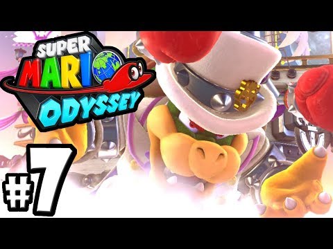 Super Mario Odyssey - Nintendo Switch Gameplay Walkthrough PART 7: Bowser Boss Battle - Cappy Lost!