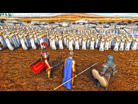 4 million Roman, Spartan & Persian Soldiers Attacked special force !! UEBS 2