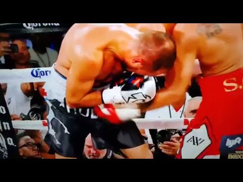 Andre Ward knocks out Kovalev with illegal low blow!