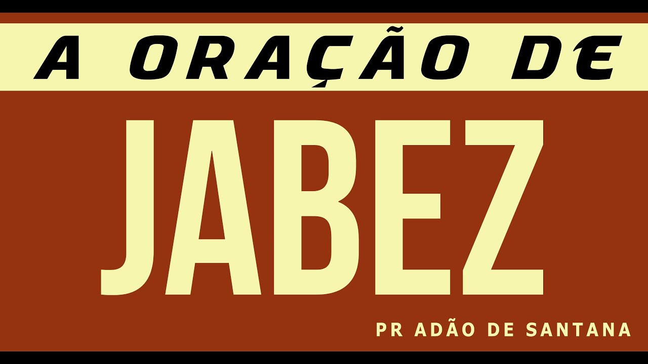 Jabes, o mais ilustre de seus irmãos 1 Crônicas 4:9 e 10 | Pastor Adão de Santana