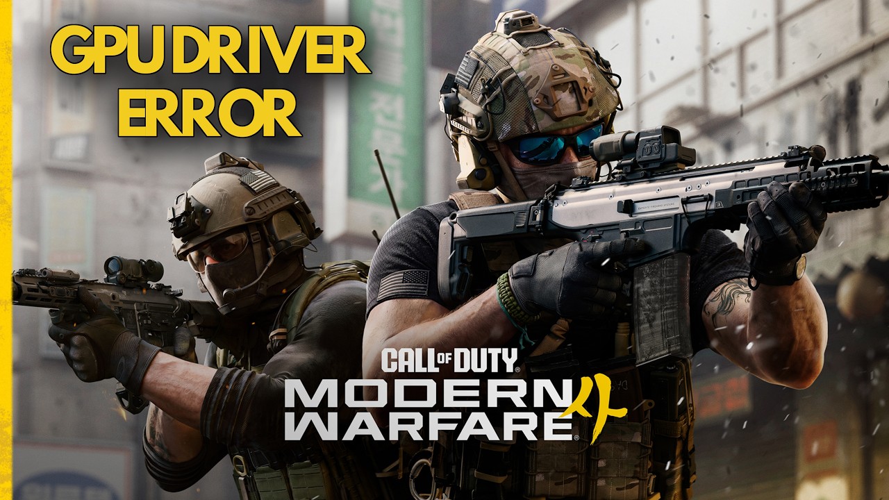 COD MW 4: Your GPU Driver Version Does Not Meet The Recommended For Running Call Of Duty FIX