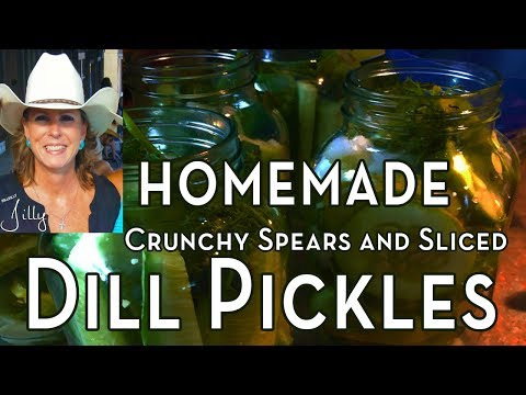 Canning Dill Pickle Spears ~ How to Make Dill Pickle Spears