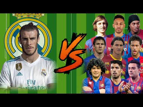 2016 Bale vs Barcelona Legends💪(Neymar-Messi-Cruyff-Suarez)