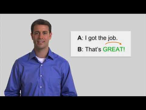 Top Notch 2- Unit 8 - Lesson 1- Pronunciation: "Emphatic stress to show enthusiasm"