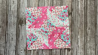 Hidden wells quilt block tutorial