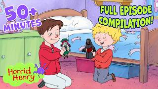 Rude Ralph and Perfect Peter Become Friends | Season 4 Clip Compilation | Horrid Henry | 50+ MINS