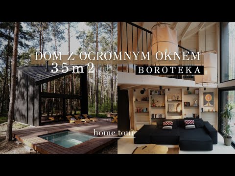 NIESAMOWITY dom 35m2 na zgłoszenie z ogromnym oknem | BOROTEKA / Home Tour