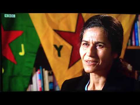 Ilham Ahmed of Syrian Democratic Council on Newsnight.