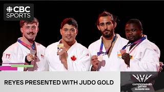 Canada's Kyle Reyes receives -100kg judo gold medal, hears national anthem on Day 10 of Glasgow 2026