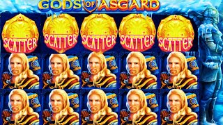 BIG WIN Slot Gods of Asgard Epic Bonus on CAPECOD! | Free Spins & Mega Win!