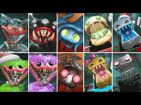 ALL NEW JUMPSCARES MONSTER SKINS - Project: Playtime