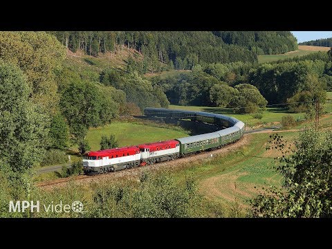 Mit "bardotky" T478.1001 und 749 107-9 in dem Nordöhmen im Jahr 2018
